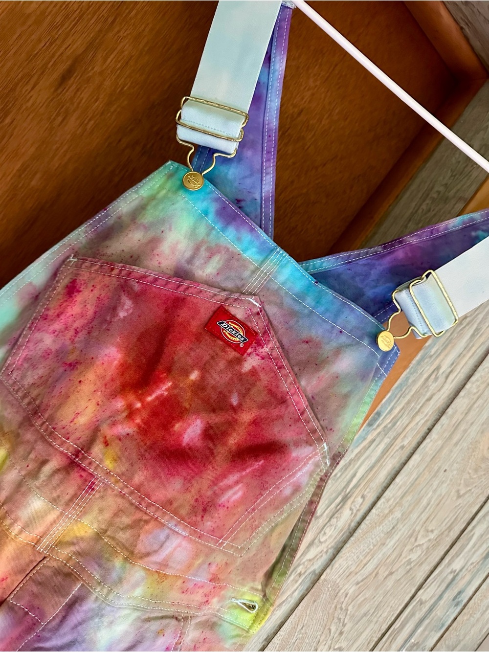 Dickies Multicolor Tie-Dye Overalls